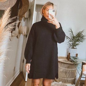VICI Chilly Mornings Turtleneck Sweater Dress